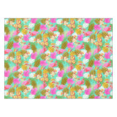 Nappe Flamant rose Garden Turquoise (Devant (Horizontal))