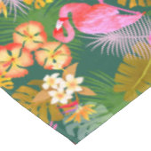 Nappe Flamant rose Garden Vert foncé (Angle)