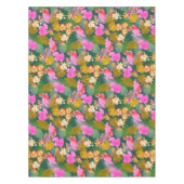 Nappe Flamant rose Garden Vert foncé (Devant)