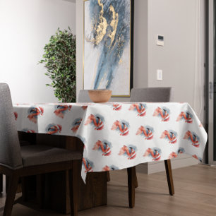 Nappe Flamant rose père Noël Snowbird