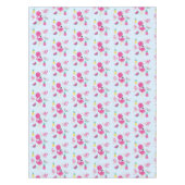 Nappe Flamant rose rose avec Motif de fruits tropicaux (Devant)