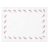 Nappe Flamant rose rose chaud Panier en treillis Table (Devant (Horizontal))