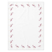 Nappe Flamant rose rose chaud Panier en treillis Table (Devant)