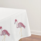 Nappe Flamant rose rose chaud Panier en treillis Table (In Situ)