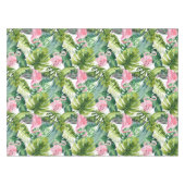 Nappe Flamant rose rose Feuille Jungle (Devant (Horizontal))