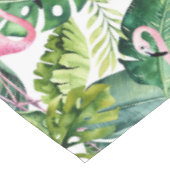 Nappe Flamant rose rose Feuille Jungle (Angle)