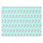 Nappe Flamant rose rose Tropical Mignonne Premier Annive (Devant (Horizontal))