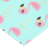 Nappe Flamant rose rose Tropical Mignonne Premier Annive (Angle)