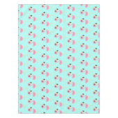 Nappe Flamant rose rose Tropical Mignonne Premier Annive (Devant)