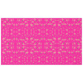 Nappe Flamant rose scintillant cœur pailleté (Devant (Horizontal))