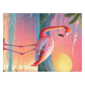 Nappe Flamant rose Sunset Tropical Beach (Devant (Horizontal))