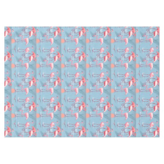 NAPPE FLAMANTS ROSES MOTIF 1 (Devant (Horizontal))