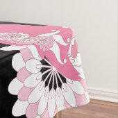 Nappe Flamingo Rose Noir Moderne Fantaisiste (In Situ)