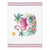 Nappe Flamingo rose tropicale/Floride (Devant)