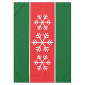 Nappe Flammes de neige alpines Bright Red Forest Vert ra (Devant)