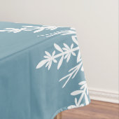 Nappe Flammes de neige blanches sur Slate Blue Winter Ho (In Situ)