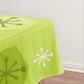Nappe Flammes de neige de Noël rétro Chartreuse (In Situ)