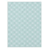 Nappe Flammes de neige de Noël sur Mystère bleu clair (Devant)