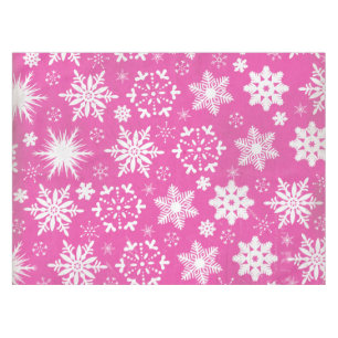Nappe Flammes de neige Whimsical sur PinkNappe