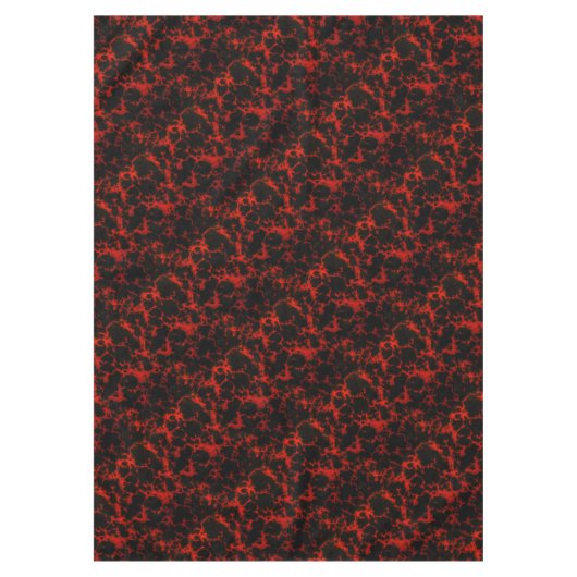 Nappe Flammes rouges et noires éclatantes (Devant)