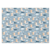 Nappe Fléau de neige moderne Reindeer Pastel Élégant Cut (Devant (Horizontal))
