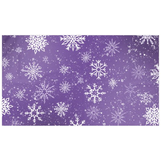 Nappe Flèche blanche Améthyste violet (Devant (Horizontal))