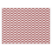 Nappe Flèche Chevron Gras Deux Tons Blancs Rouge (Devant (Horizontal))