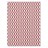Nappe Flèche Chevron Gras Deux Tons Blancs Rouge (Devant)