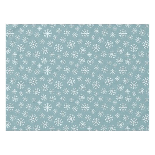 Nappe Flèche de neige bleu moderne (Devant (Horizontal))