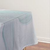 Nappe Fleur Abstraite Fractale Moderne Avec Bleu (In Situ)