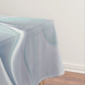 Nappe Fleur Abstraite Fractale Moderne Avec Bleu (In Situ)