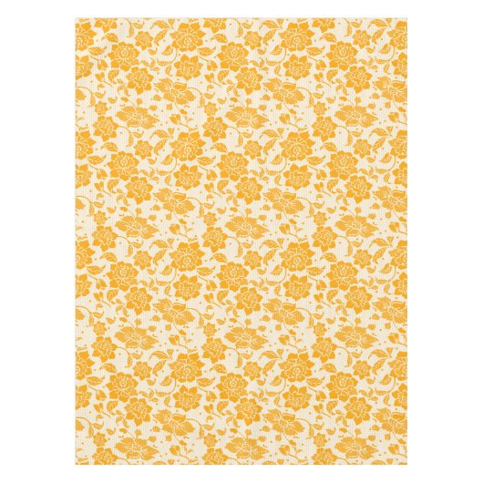 Nappe Fleur blanche fleur de lune de miel coton (Devant)