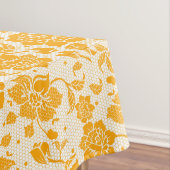 Nappe Fleur blanche fleur de lune de miel coton (In Situ)