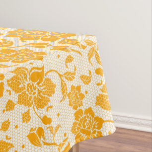 Nappe Fleur blanche fleur de lune de miel coton