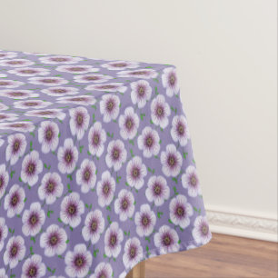 Nappe Fleur bleu-clair botanique de géranium sur toute