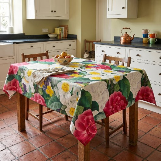 Nappe Fleur botanique vintage