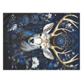 Nappe Fleur céleste de minuit Gothique Cerf (Devant (Horizontal))