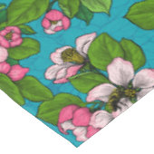 Nappe Fleur d'Apple sur le turquoise (Angle)