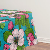 Nappe Fleur d'Apple sur le turquoise (In Situ)