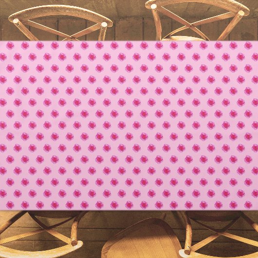 Nappe Fleur de carnation rose Motif sans couture sur