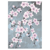 Nappe Fleur de cerisier bleu rose pâle (Devant)
