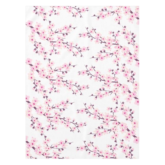 Nappe Fleur de cerisier rose blanc (Devant)