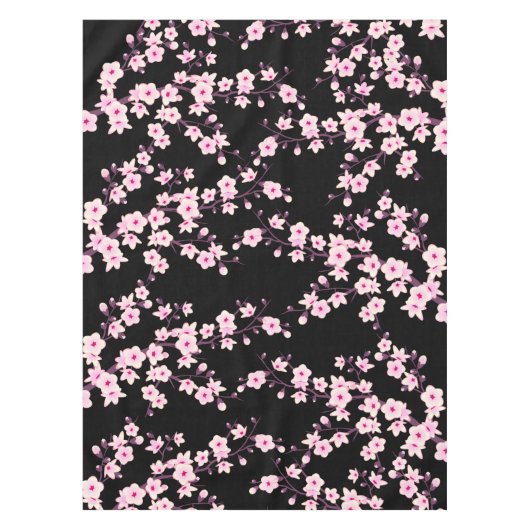 Nappe Fleur de cerisier rose noir (Devant)