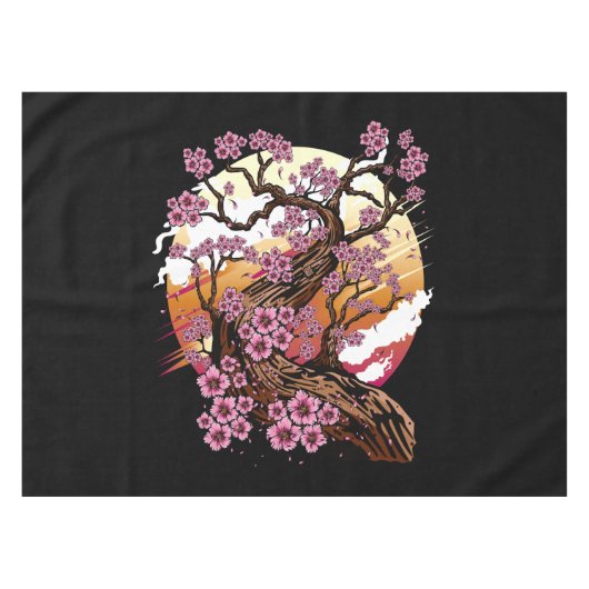 Nappe Fleur de cerisier sauvage (Devant (Horizontal))