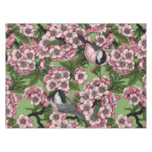Nappe Fleur de cerisiers et poulets verts (Devant (Horizontal))