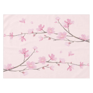Nappe Fleur de cerisiers - rose