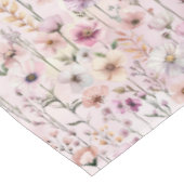 Nappe Fleur de champ pastel – Rose poudré Wa (Angle)