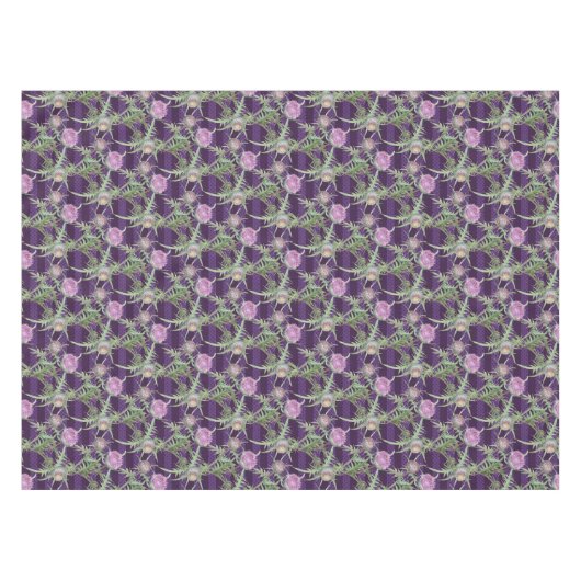 Nappe Fleur de chardon violet (Devant (Horizontal))