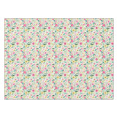 Nappe Fleur de coton orange rose (Devant (Horizontal))