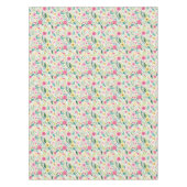 Nappe Fleur de coton orange rose (Devant)